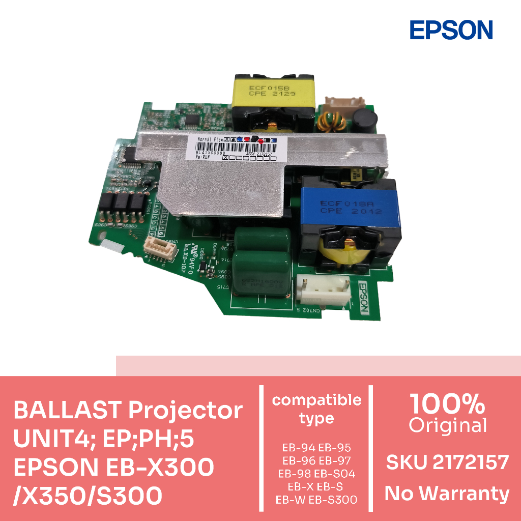 Ballast Projector Projector UNIT4;EP;PH;5 EPSON EB-X300/X350/S300 ...