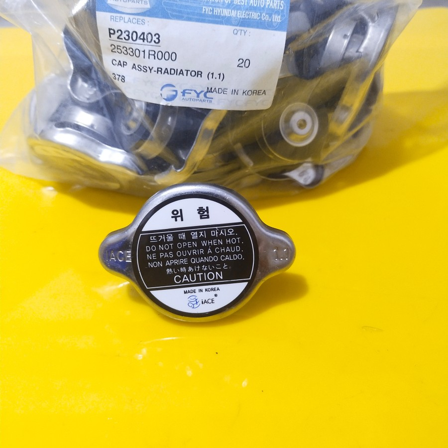 All New Rio Grand Avega Radiator Cap all New picanto Cap 1.1 i20