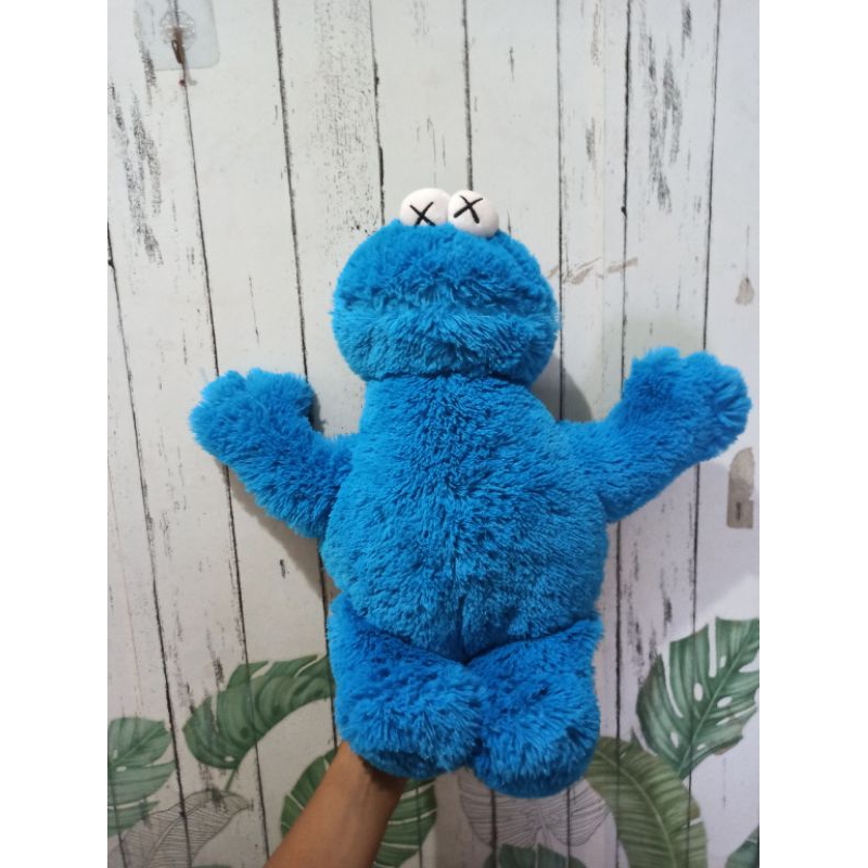 Sesame STREET x kaws Doll original cookies monster | Shopee Philippines