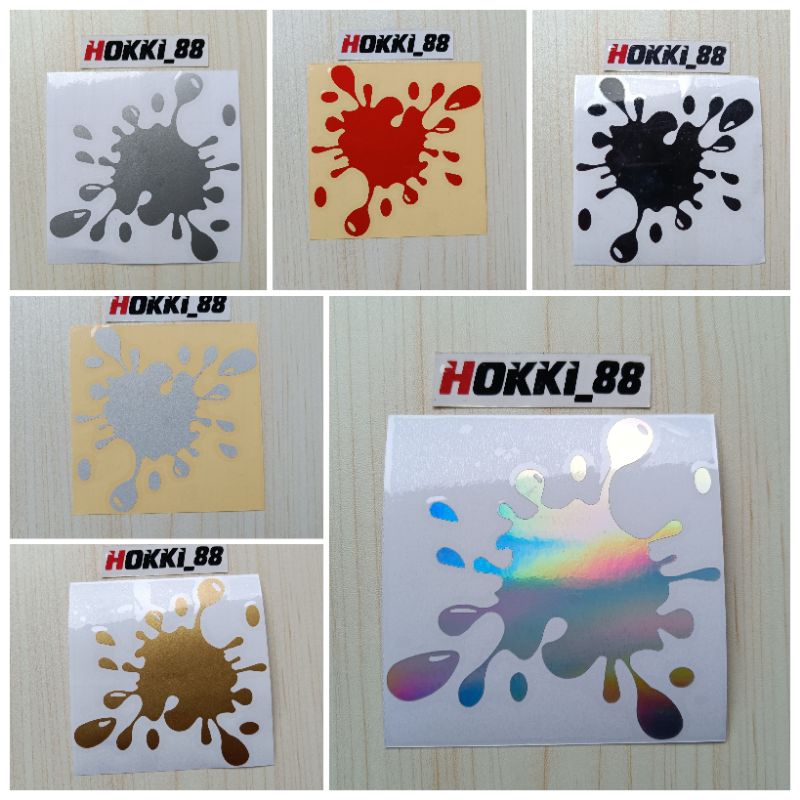 Cutting Color Spot Sticker 10x10cm | Shopee Philippines