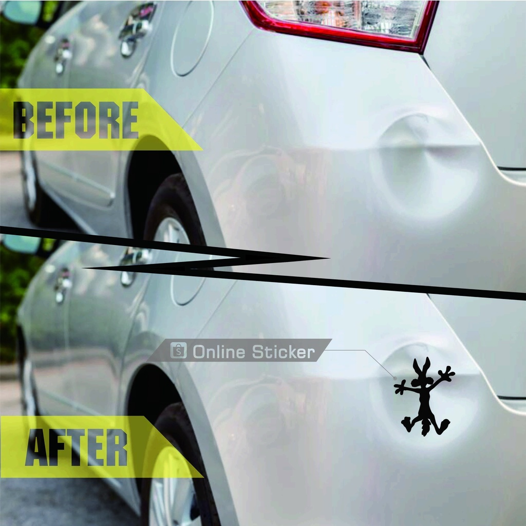 2445 Cute Wile stickers, dented body stickers | Cutting sticker ...