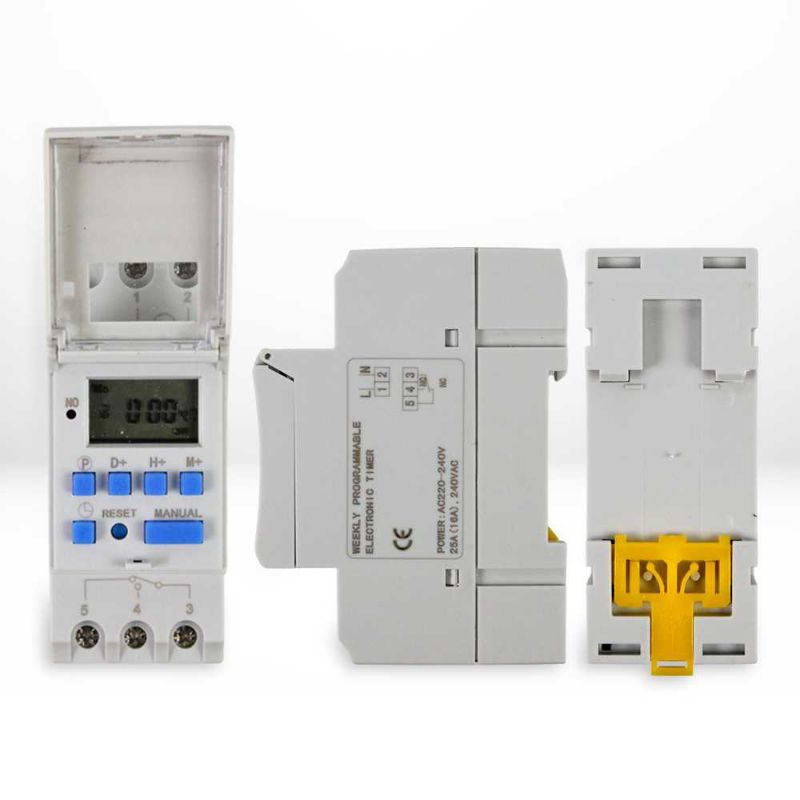 Mcb Automatic Timer / MCB Timer Programmable Switch Relay 16A 220V ...