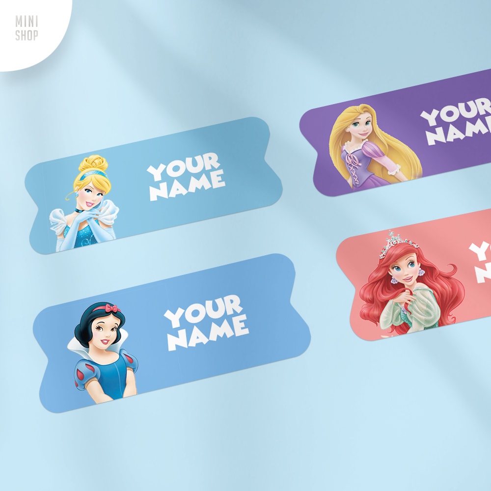 Custom Waterproof Princess (Cinderella Snow White Ariel Mermaid ...