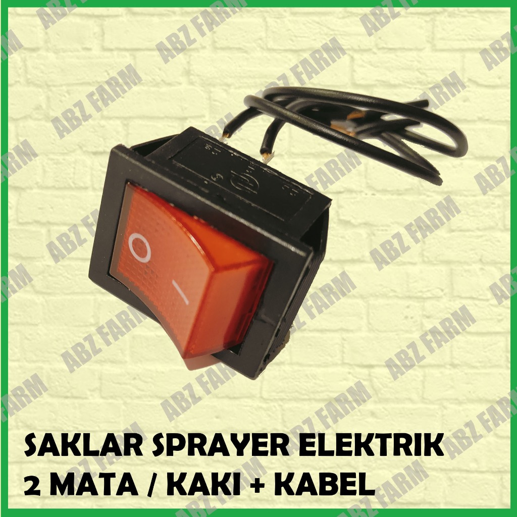 Electric Sprayer Tank Knapsak On Off Switch With Cable | Shopee Philippines