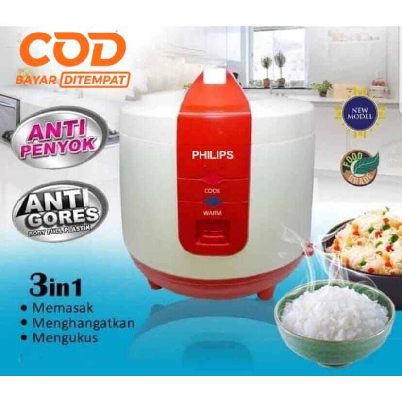 Rice Cooker Philips Magic Com Philip Stainless Hd3132 Votre 3 In 1 2 Liter Magicjar Rice Cooker