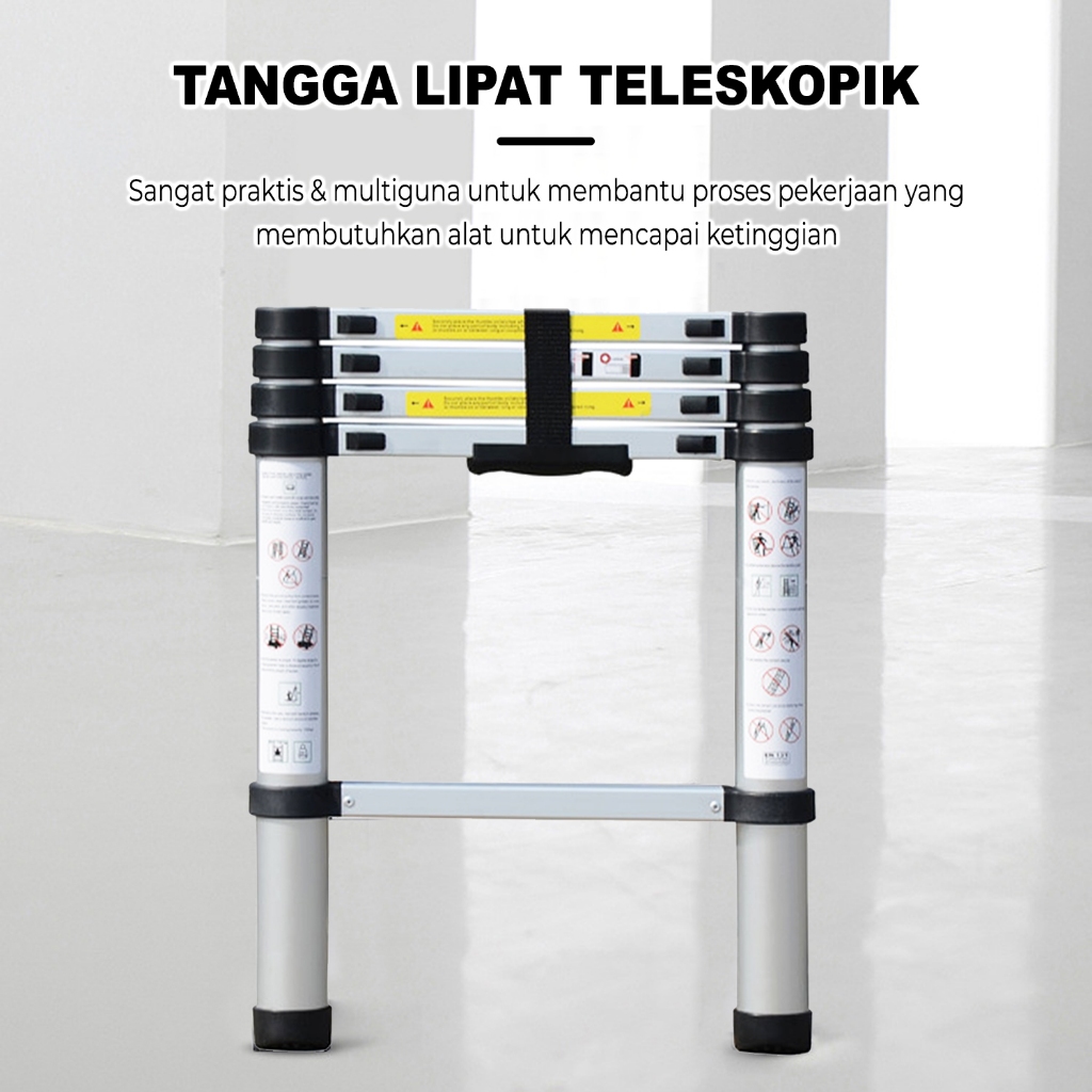 1.4 M Telescopic Folding Ladder/ Aluminum Folding Ladder/ Multipurpose ...