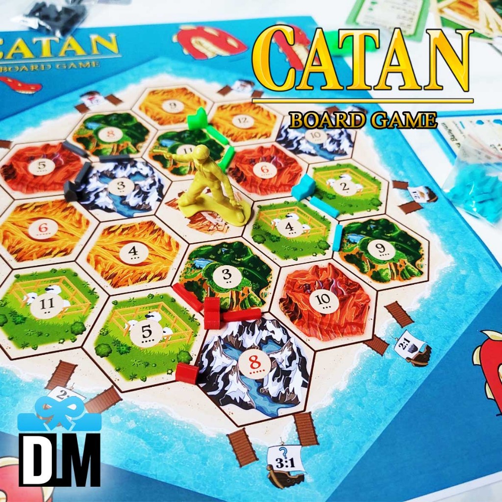 Board Game Toy Catan Canaan Settler of Catan Builds a City Road Edition ...