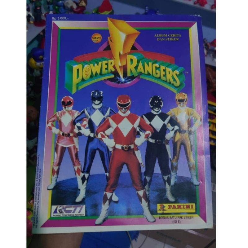 Panini Mighty Morphin Power Rangers Sticker Album | Shopee Philippines