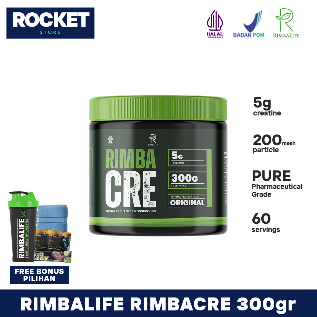 Rimbalife RIMBACRE Creatine Monohydrate 300 gram 60 serving Creatin
