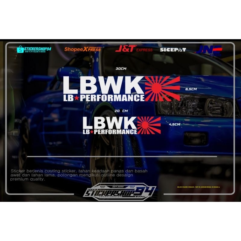Car stickers LBWK cutting stickers | Shopee Philippines