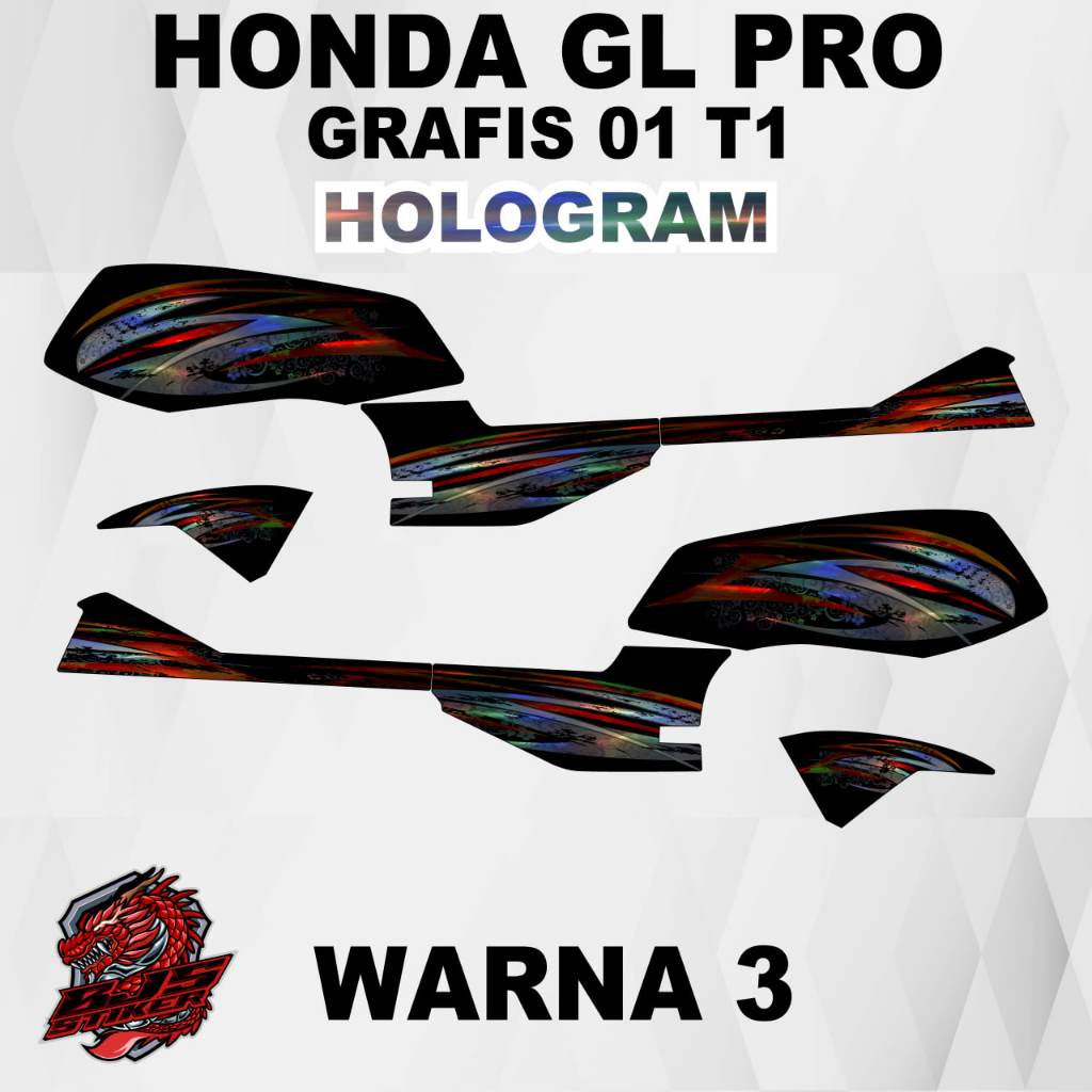 GL Pro Striping - GL PRO HOLOGRAM Decal Sticker GRAPHICS 1 T1 | Shopee ...