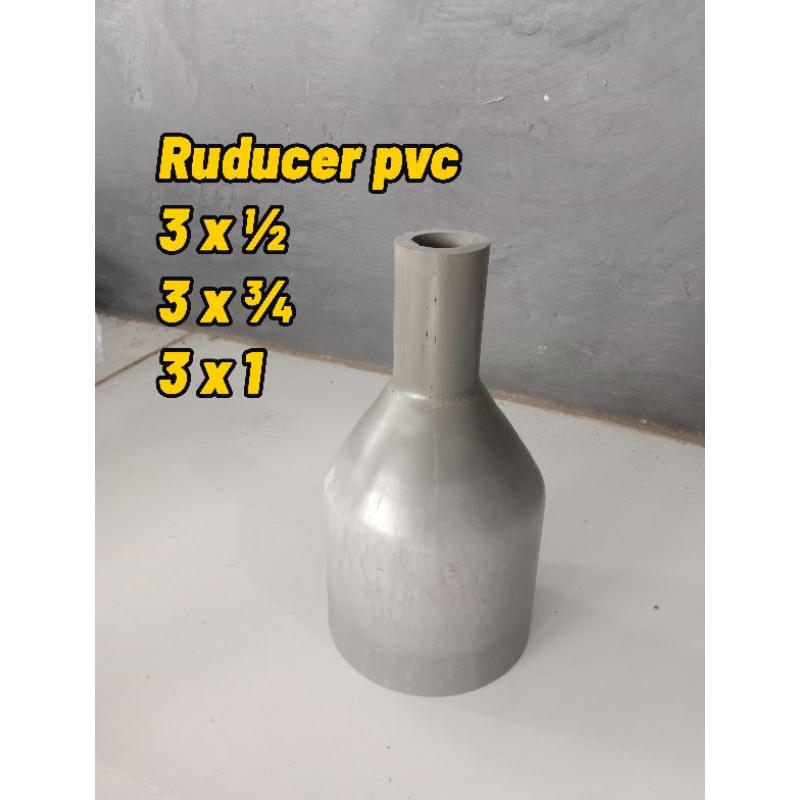 Pvc Reducer Fitting 3 x 3/ 4 inches | Shopee Philippines