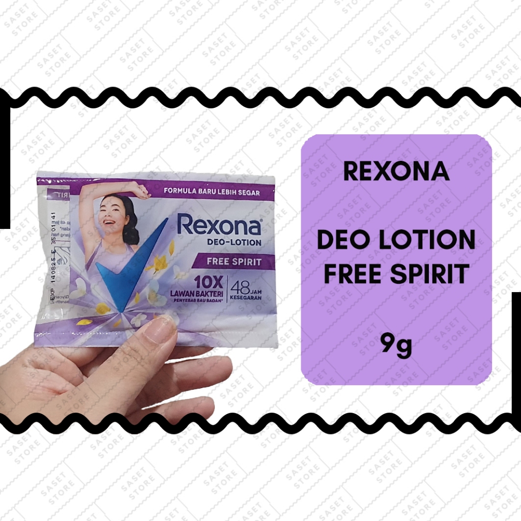 Rexona Deo Lotion Free Spirit 9g Sachet Deodorant Shopee Philippines