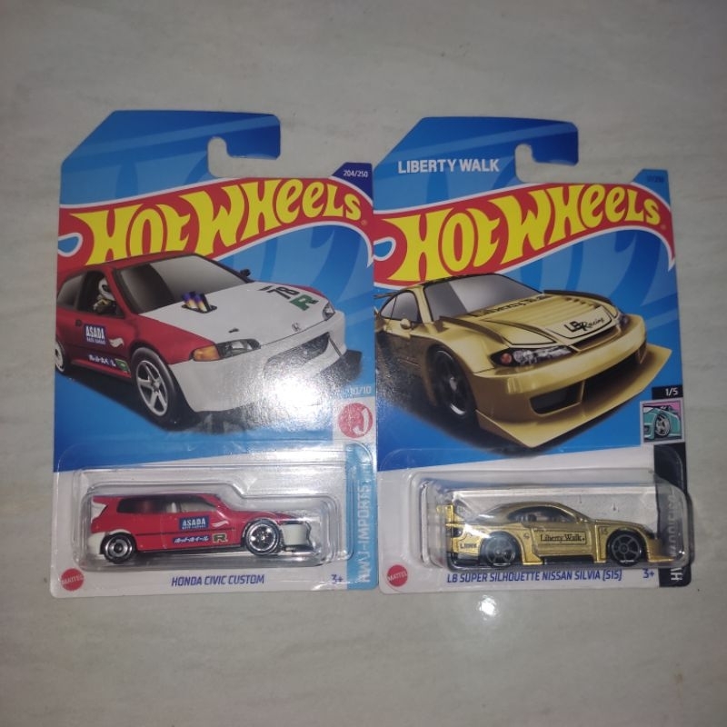 Hot Wheels LBWK S15, CIVIC CUSTOM (HOT ITEM) | Shopee Philippines