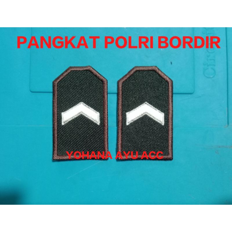 EMBROIDERED POLICE RANK / POLICE RANK | Shopee Philippines