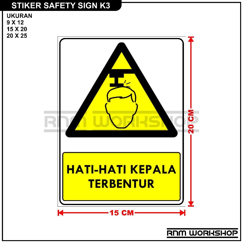 Safety SIGN STICKER RAMBU K3 HEART - HEART FOR BENDED HEAD | Shopee ...