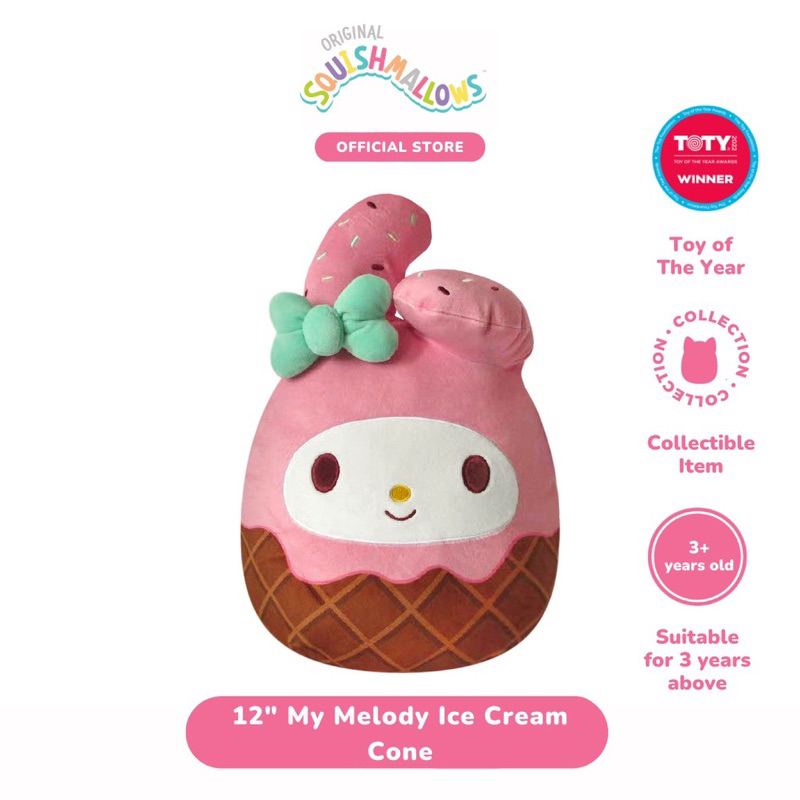 Squishmallows My Melodi The Hello Kitty & Friends 12 Inch - Hello Kitty ...