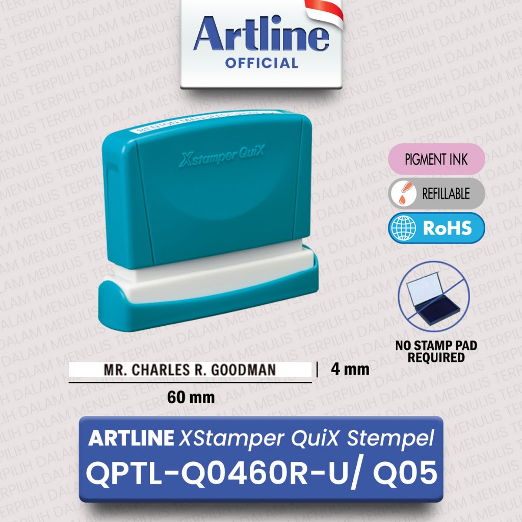 Artline XSTAMPER QUIX Stamp QPTLQ0460RU/ Q05 Shopee Philippines