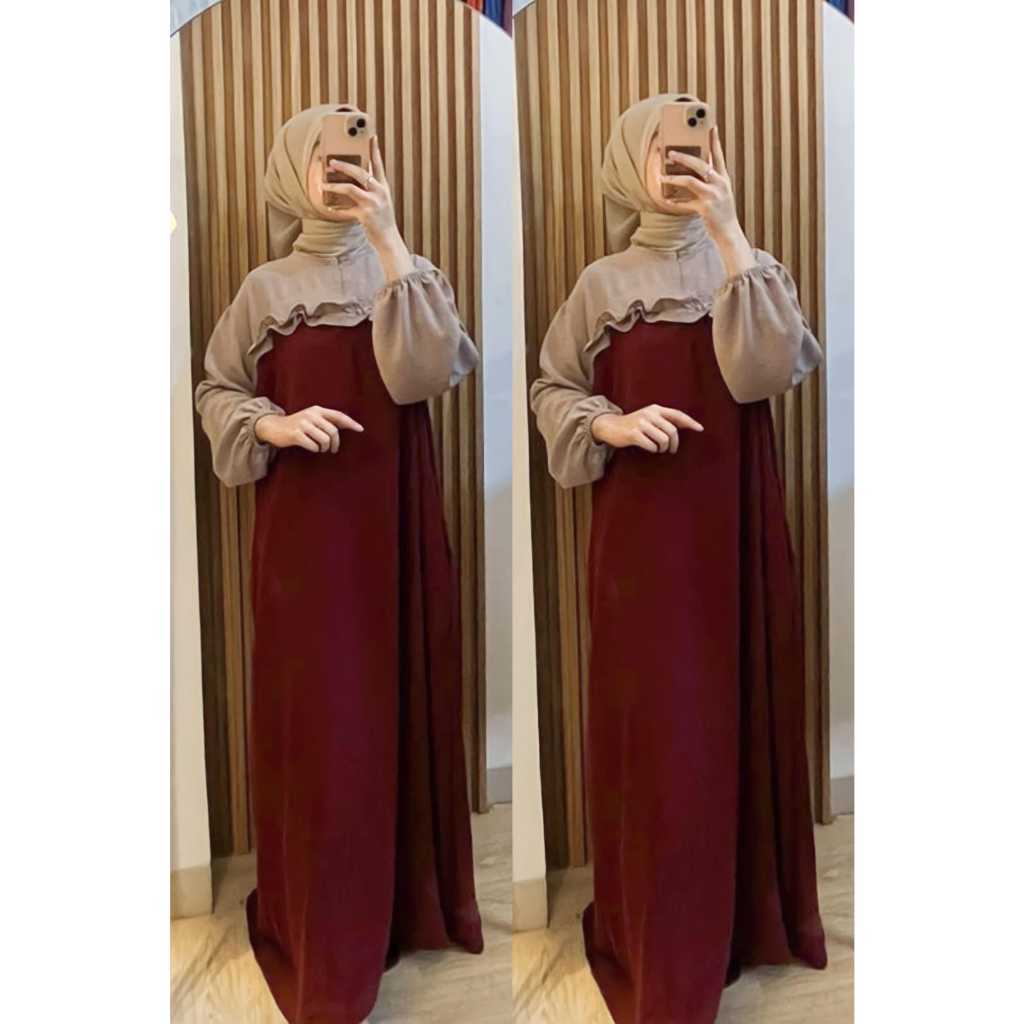 Aura Maxi Dress || || The Latest Combination Of Women's Gamis || Women ...