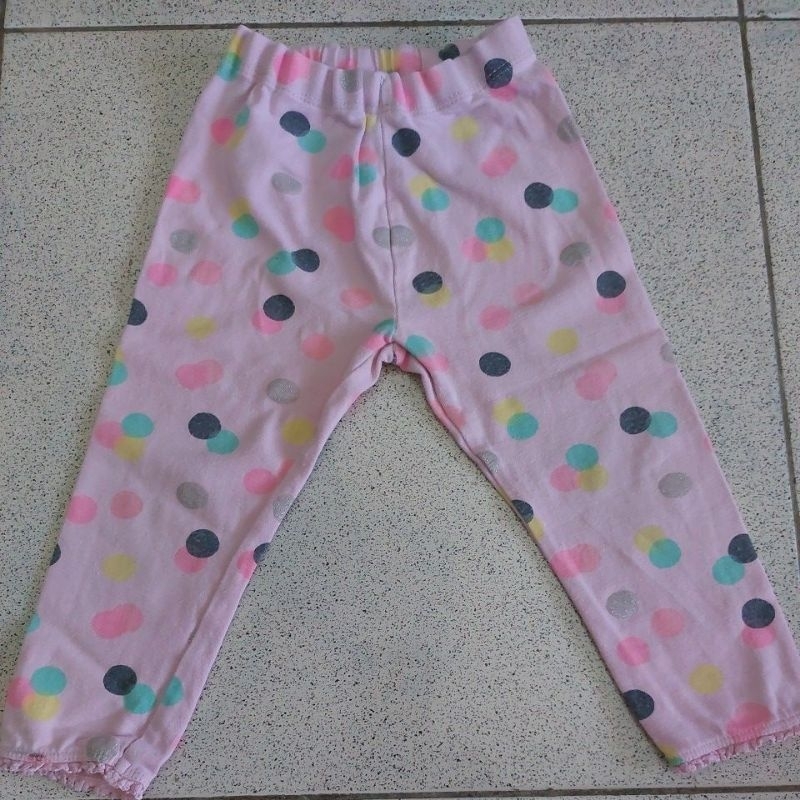 Preloved Leggings mothercare baby girl 1218months polkadot Shopee