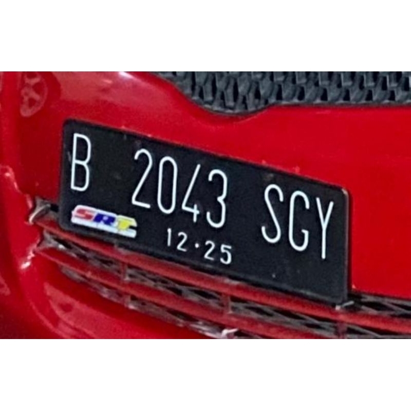 car number plate sticker online