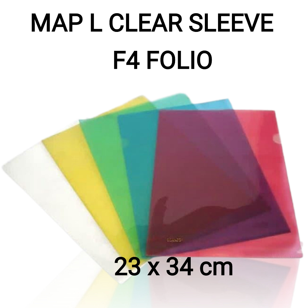 MAP L BIG F4 (8113) / PLASTIC MAP / CLEAR SLEVE / MAP FILE BIG | Shopee ...