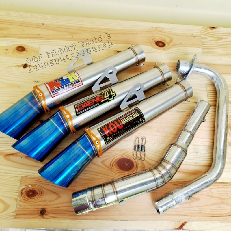 Hi Mount Pipe Daeng4 Kou Nlk Conical Exhaust Pipe Rusitc125 150 175 Skygo Raider Euro 125 150