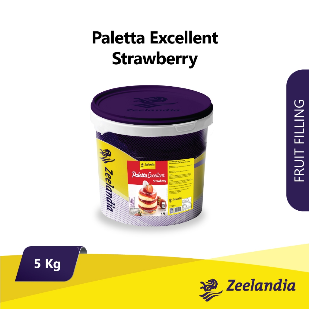 Paletta Excellent Strawberry 5kg - Zeelandia - Jam - Fliing | Shopee ...