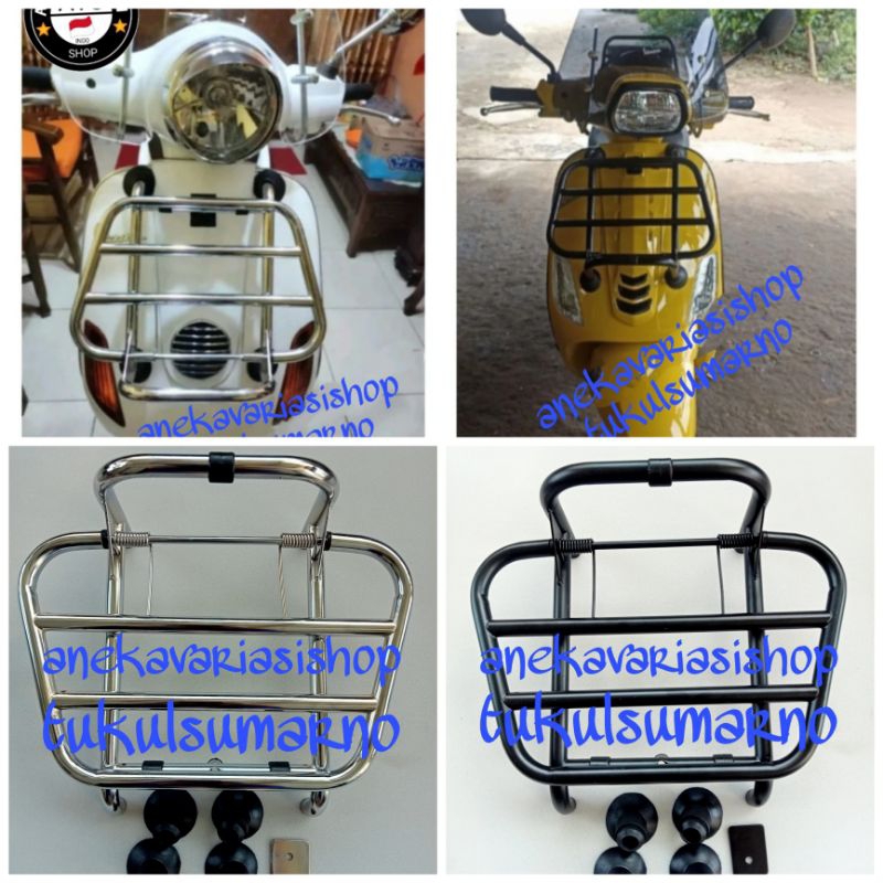 Front Rack / Front Rack for Vespa sprint, Primavera and LX, S and Vespa ...
