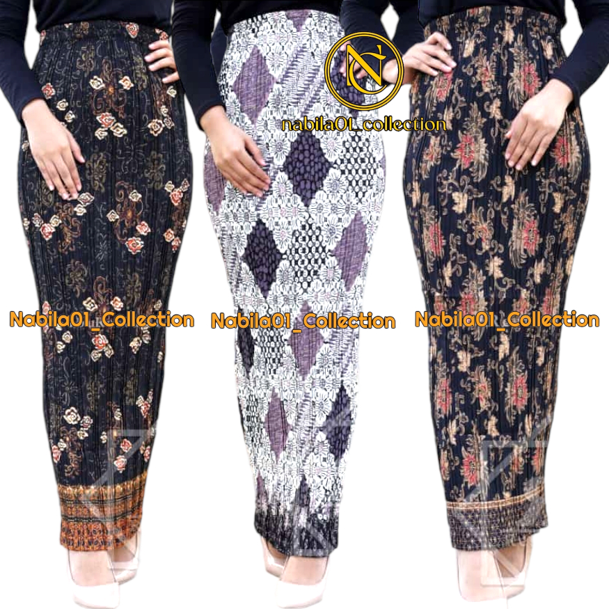 Real PICT BATIK Pleated Skirt/Pleated Skirt/KEBAYA Bottoms/KEBAYA ...