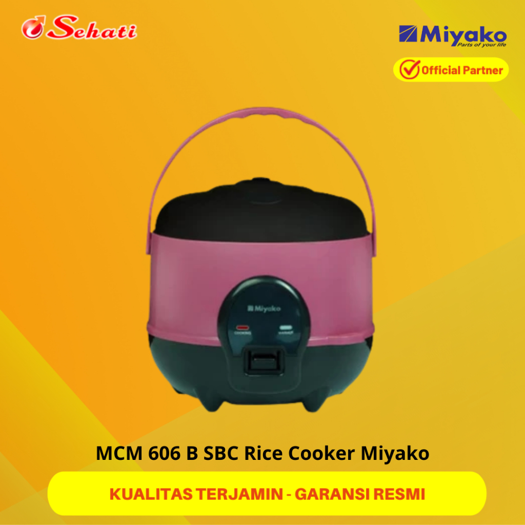 Miyako MCM 606 B SBC Rice Cooker Miyako [0,6L] 606 Magic Warmer Plus ...