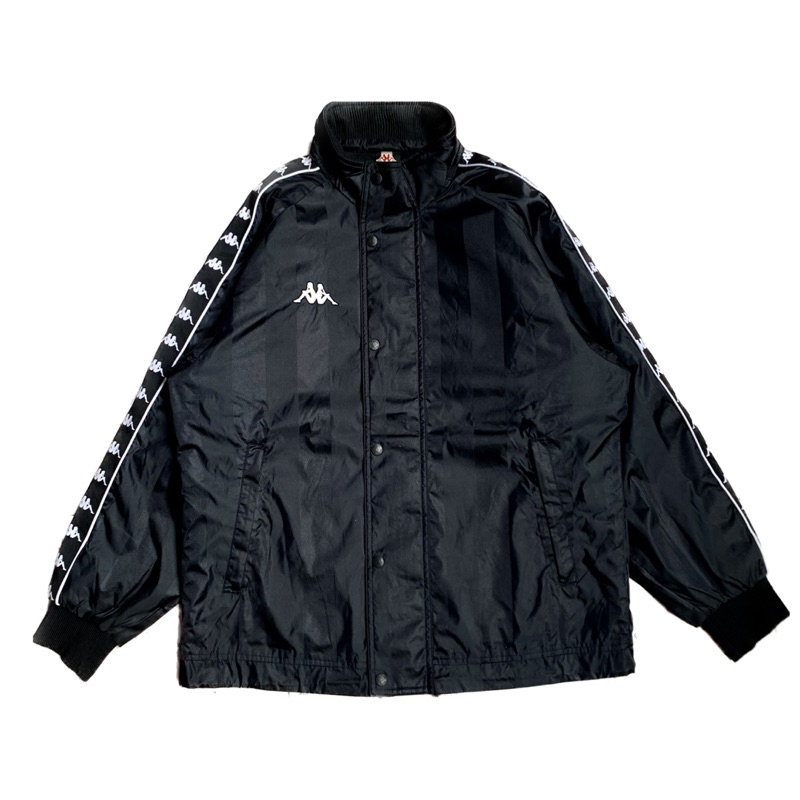Kappa Windbreaker Taped Jacket Second | Shopee Philippines
