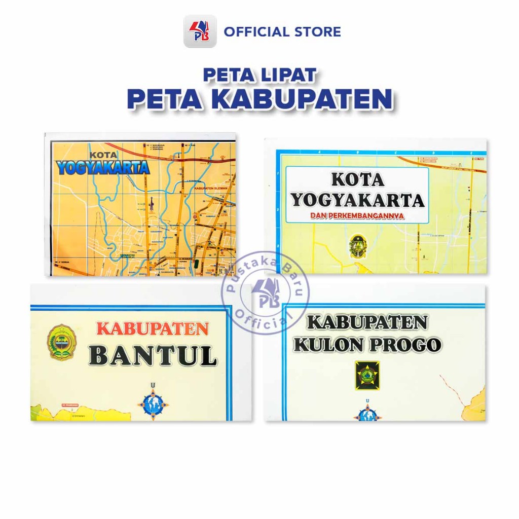 Regency Map: Sleman / Help / Gunungkidul / Kulon Progo / Kodaya ...
