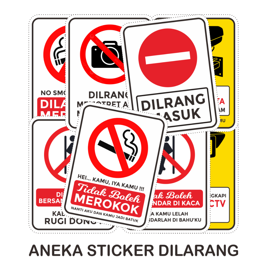Warning STICKER / DIRECTION STICKER / STICKER | Shopee Philippines