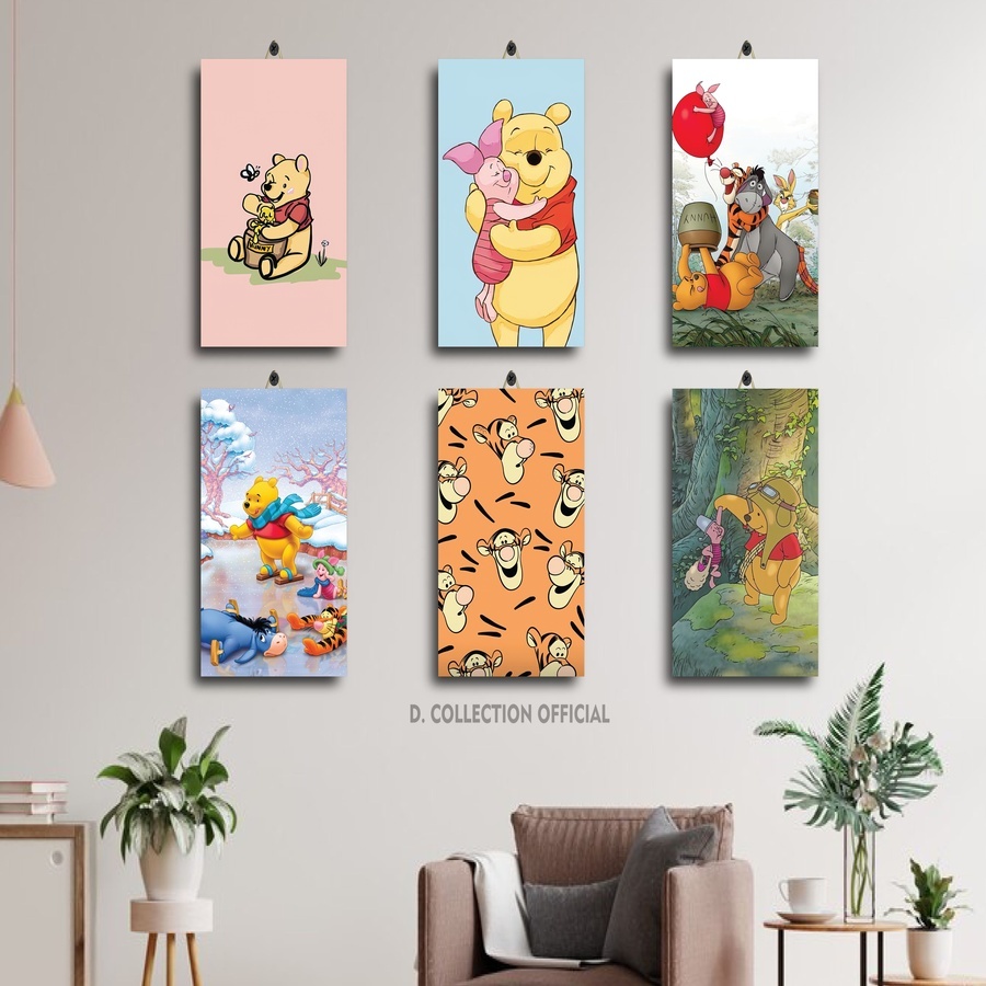 Room Decoration Winnie The Pooh Wallpaper 15X30/D. Collection Official