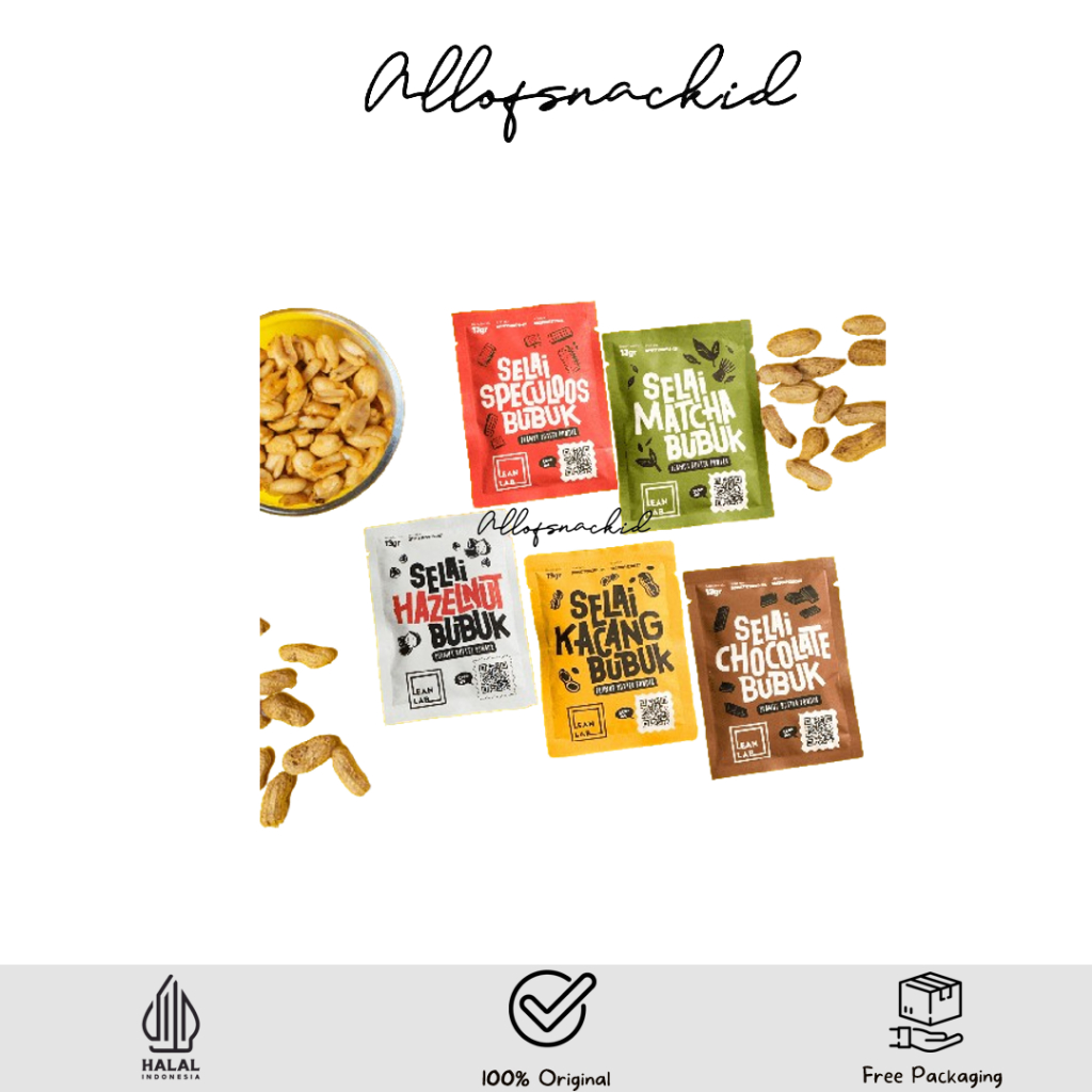 Lean Lab - Peanut Butter Powder - 1/3PB Original / Hazelnut / Speculoos ...