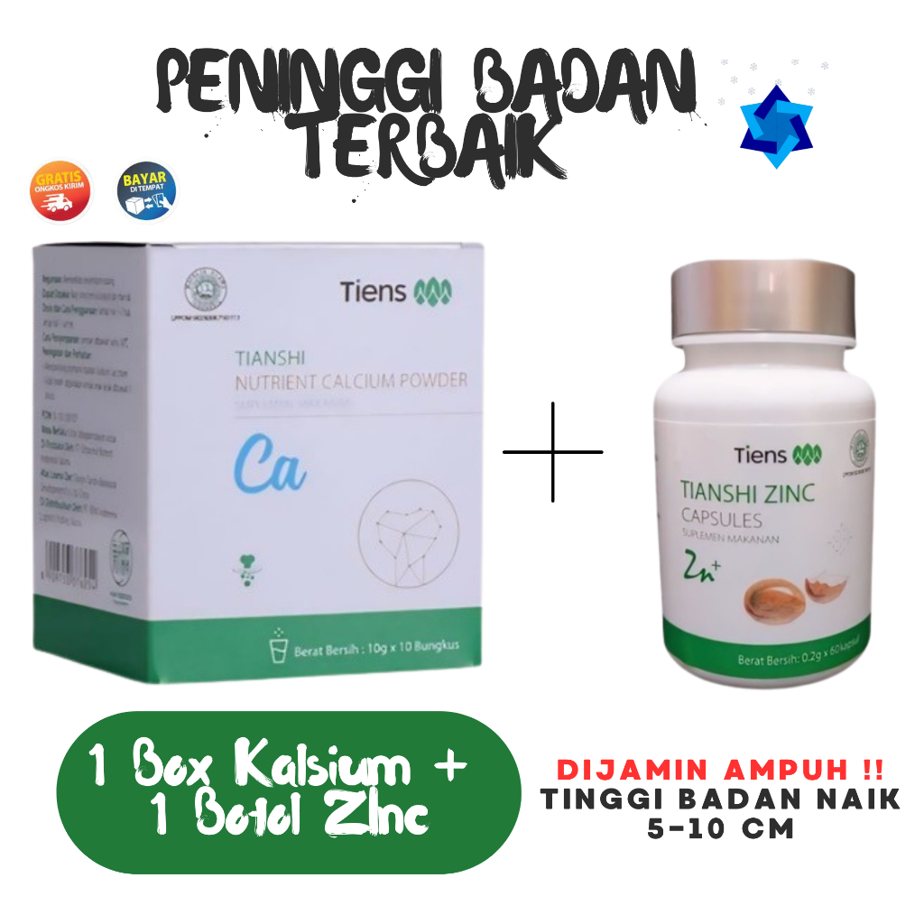 Tianshi Adult Heightening Zinc Capsule And Nutrient High Calcium Powder ...