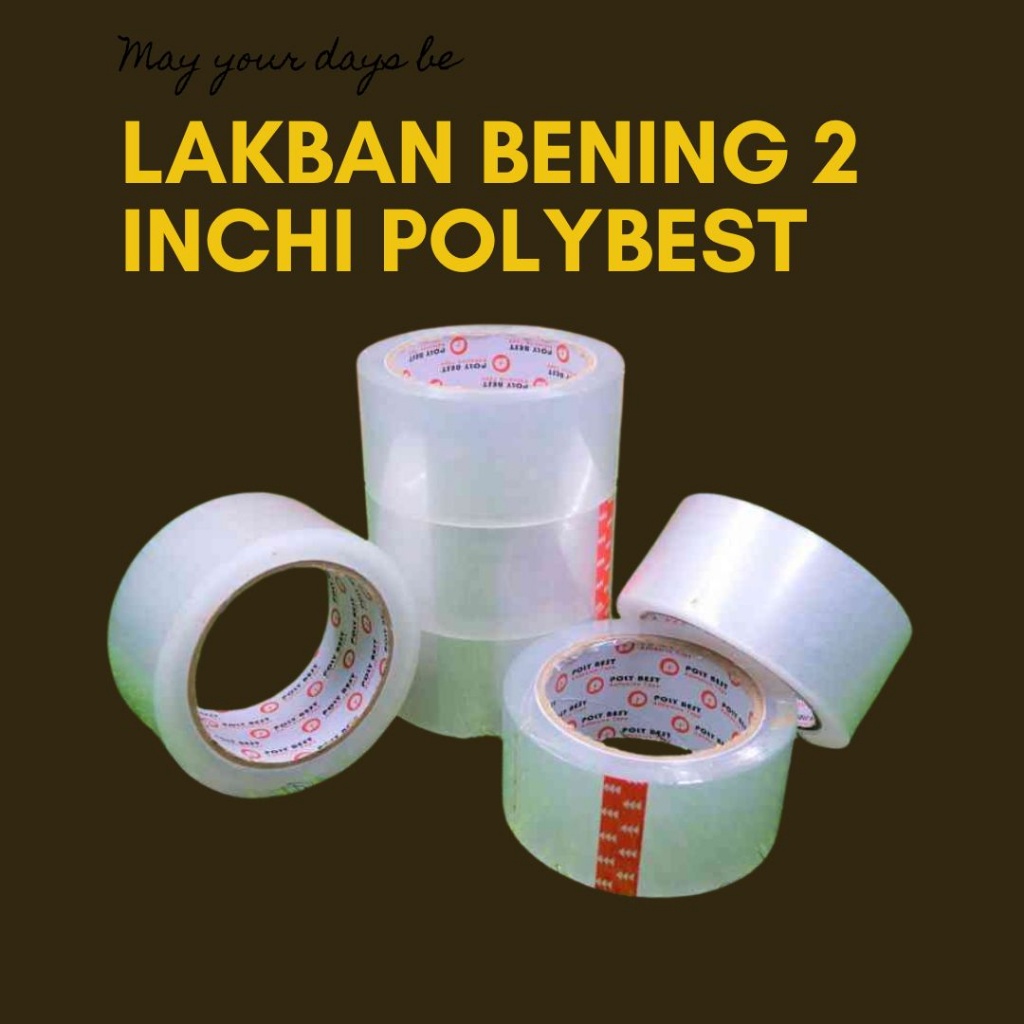 Polybest brand clear duct tape 48 mm | Shopee Philippines