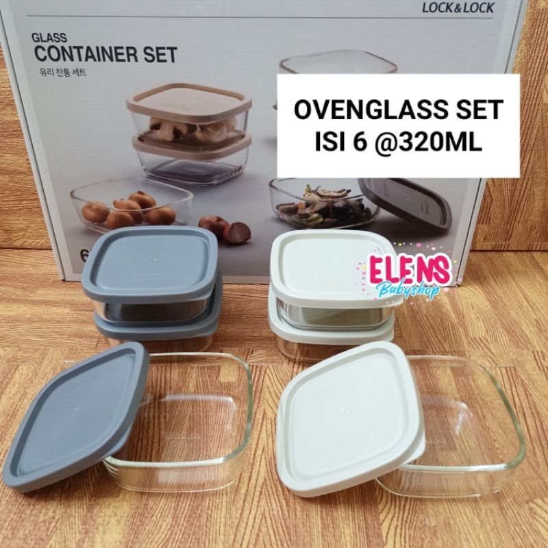 Oven glass container glass glass lunch box vegetable container | Shopee ...
