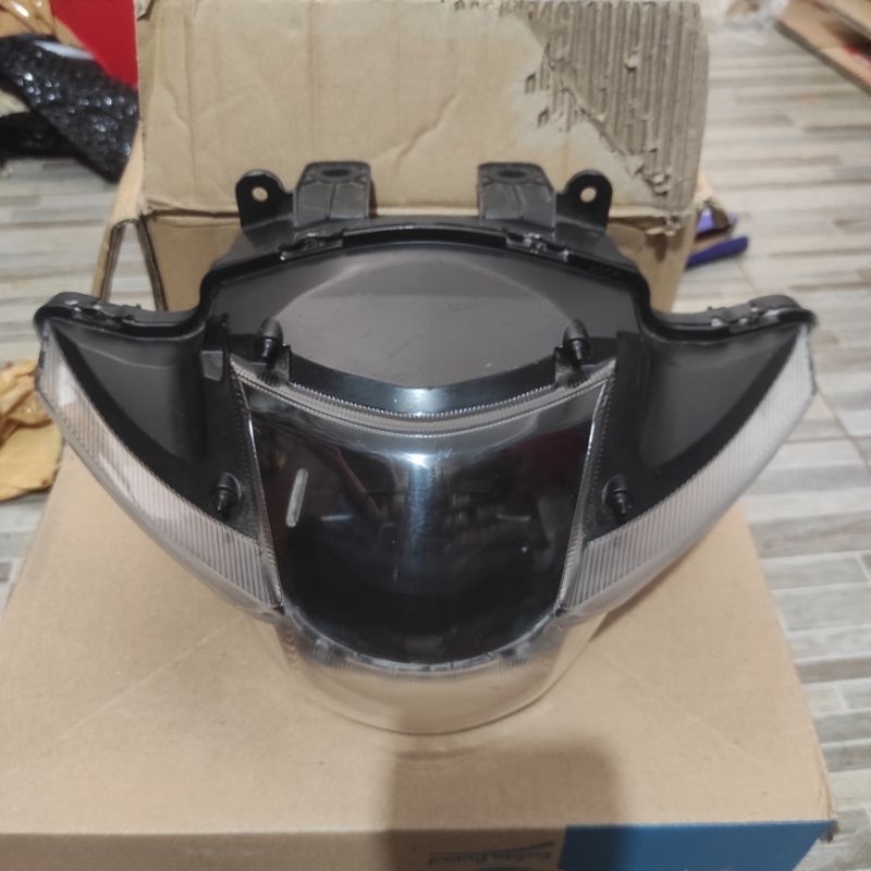 Empty headlamp reflector shell housing + original suzuki GSX R GSX S ...