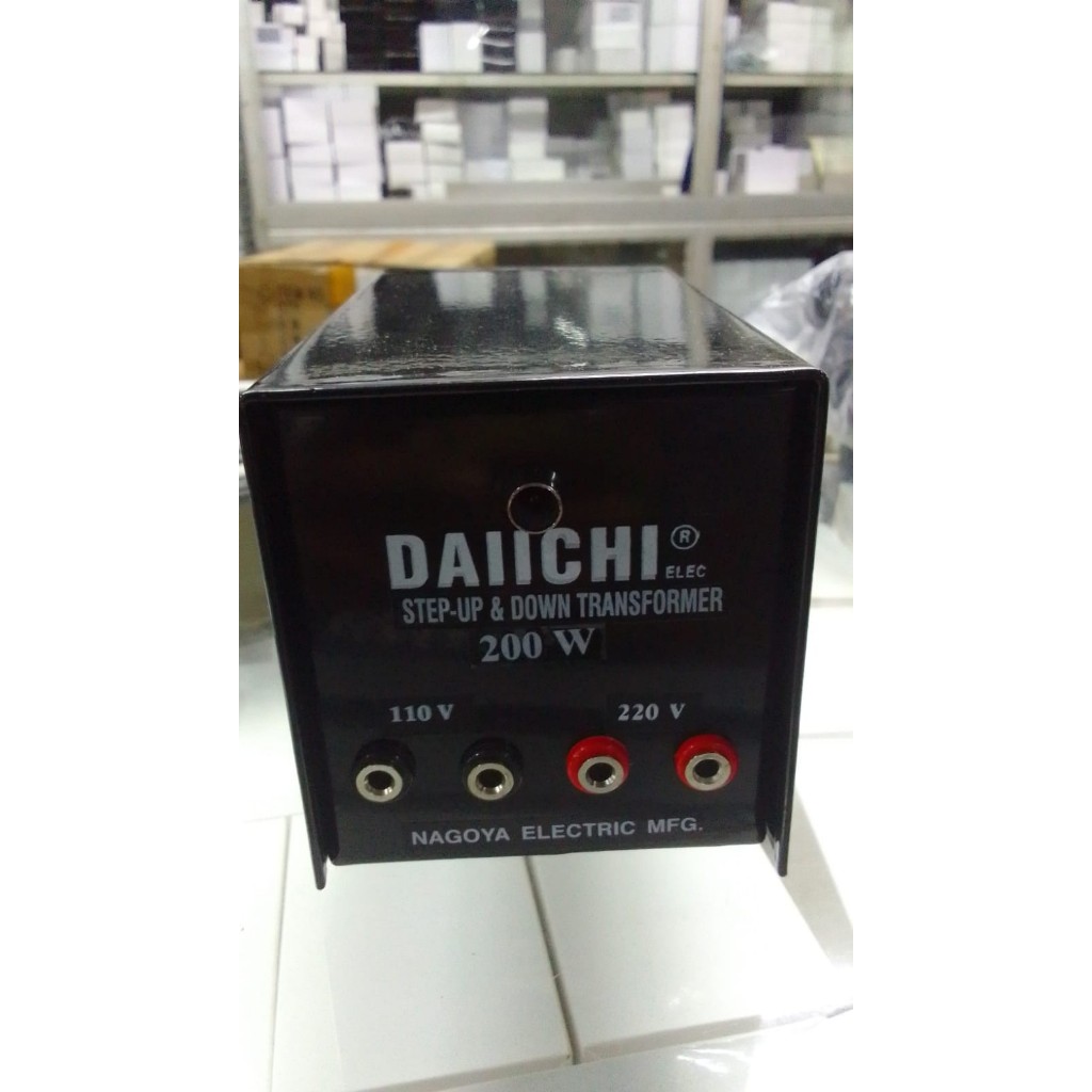 Step Down Up Transformer 220v 110v 200 Watt Transformer Daiichi 200w