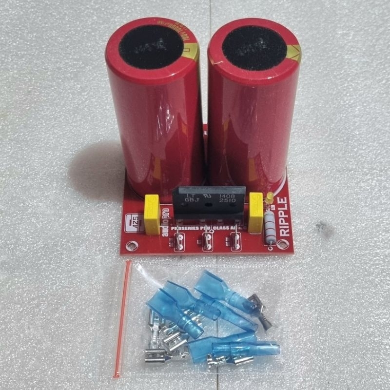MERAH Kit PSU 2 Elco Rubycon 10000uF 100V Red USR Plus Skun | Shopee ...