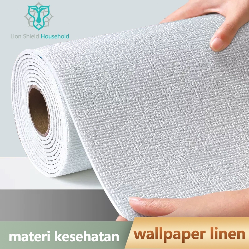 Wallpaper Linen Roll Wallpaper Wallpaper Wall Sticker Room Decoration