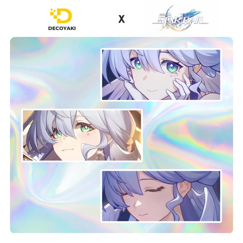 Robin Honkai Star Rail Hologram Slap Sticker, Robin Honkai Star Rail ...