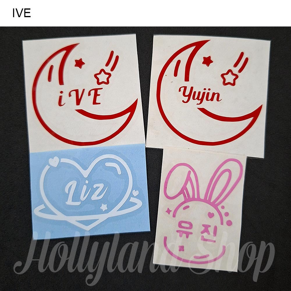 Sticker Cutting IVE Member Name of Hangeul Lightstick (2pcs) | Shopee ...