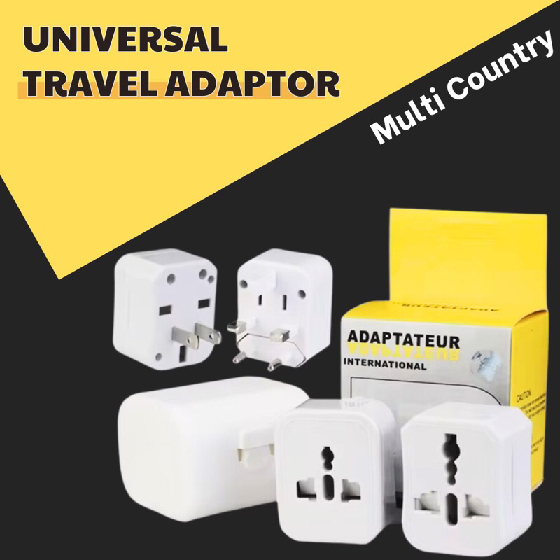 [100% Real] Traveling Adapter multi country Adapter 250 Countries Hajj ...