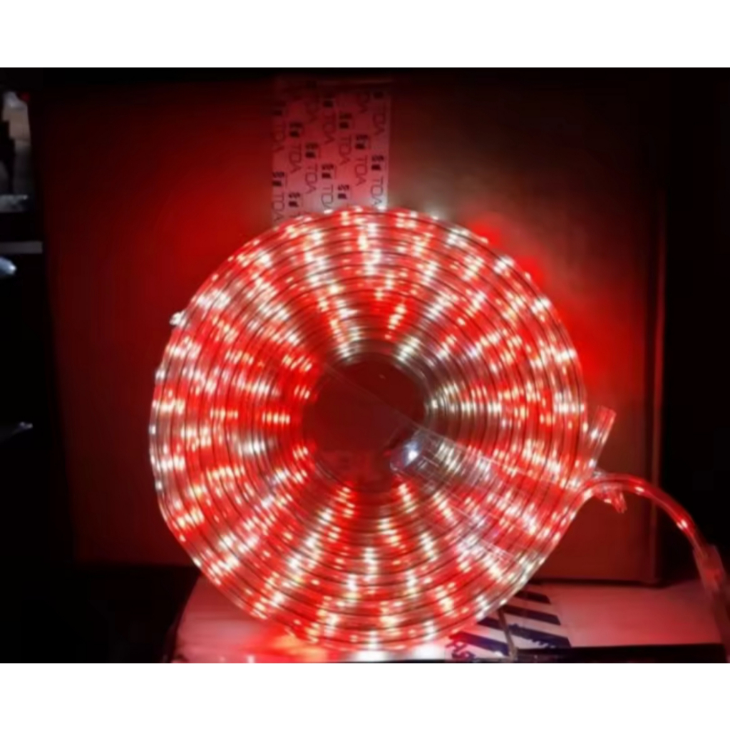 PUTIH MERAH 2835 rgb Hose Light Red White LED Strip Light 10M Hose ...