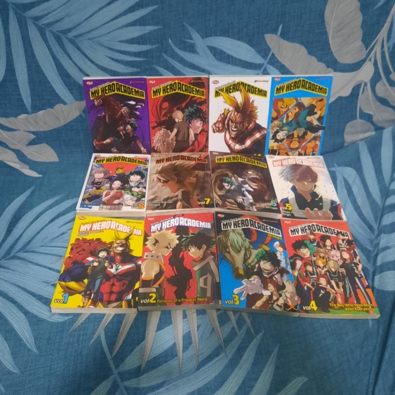 My Hero Academia Comic Package Vol 1-12 Complete Fullset Set | Shopee ...