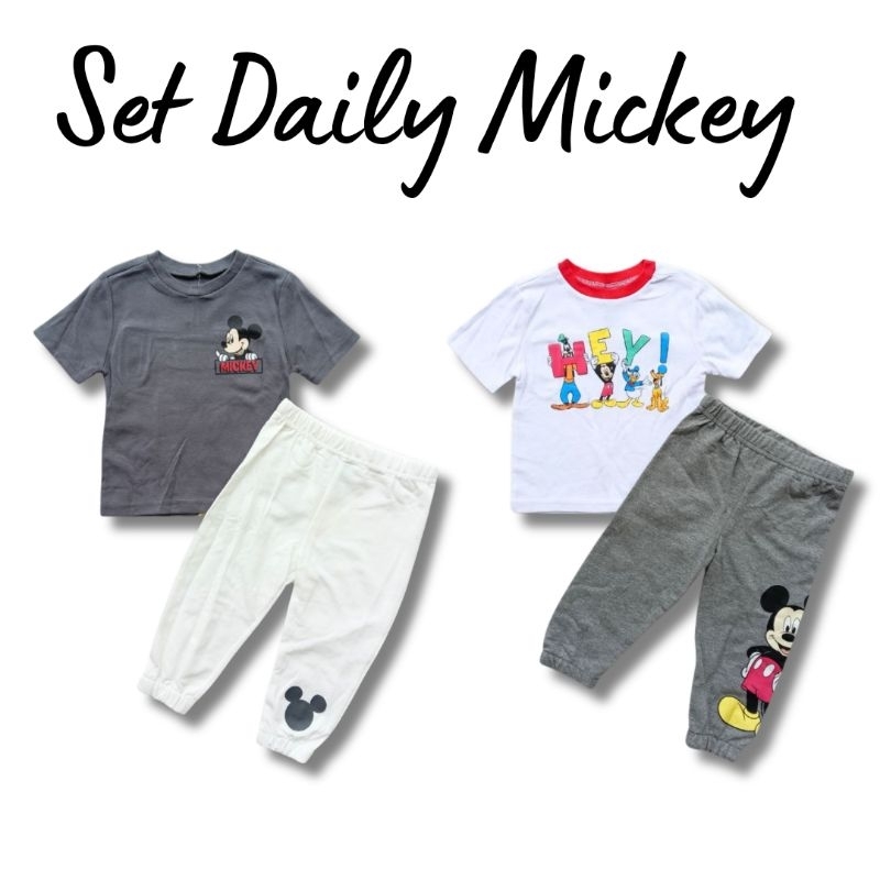 SET DAILY MICKEY SERIES - SET CO BABY TODDLER DBDM | Shopee Philippines