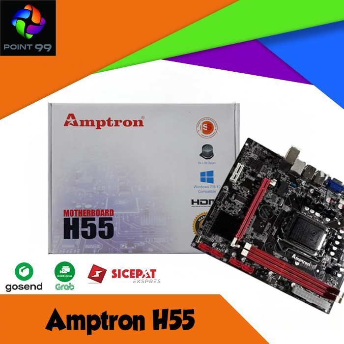 Amptron H55 Motherboard | Shopee Philippines